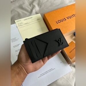 Louis Vuitton Black Coin Card Holder